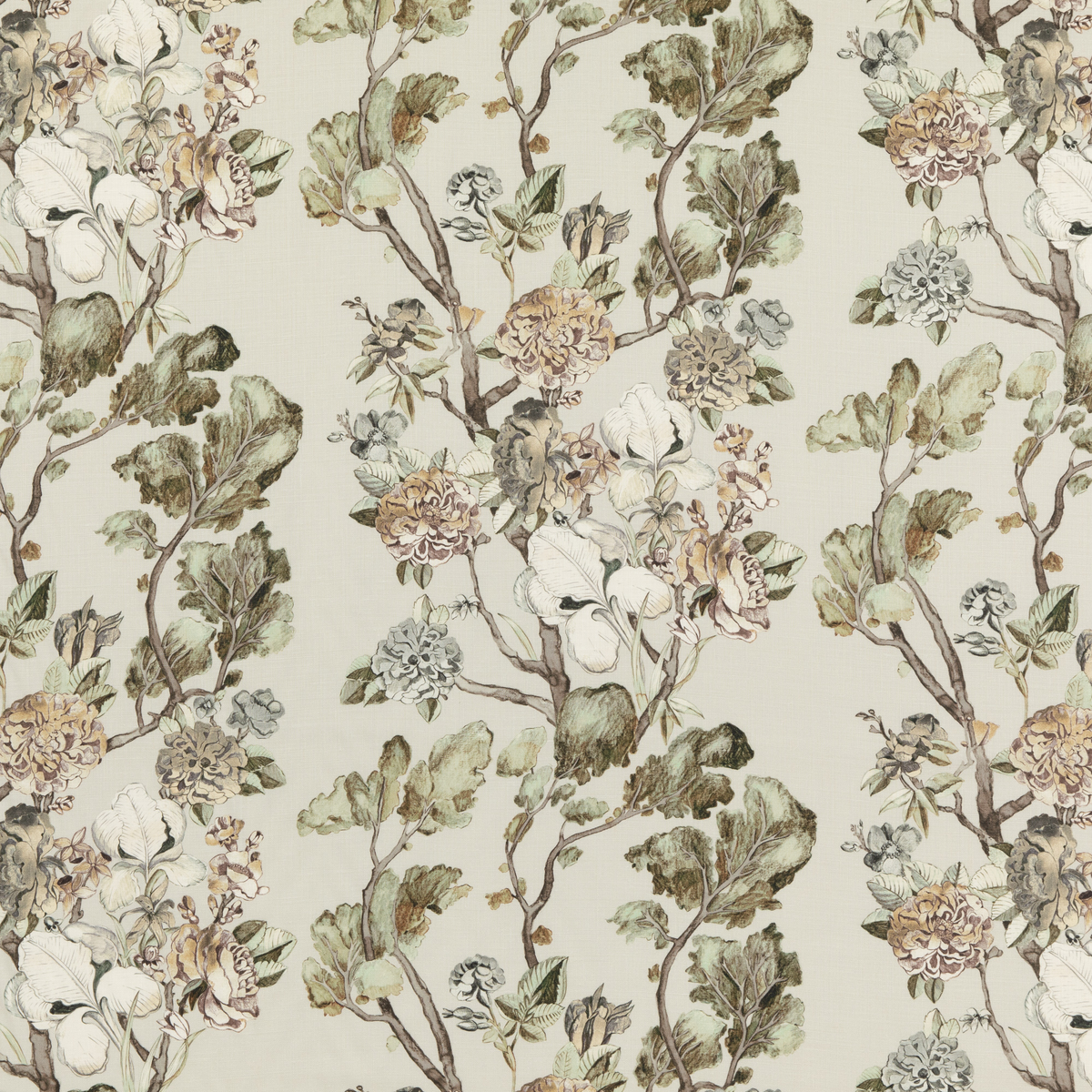 Wild Side - Sage - Mulberry Fabric