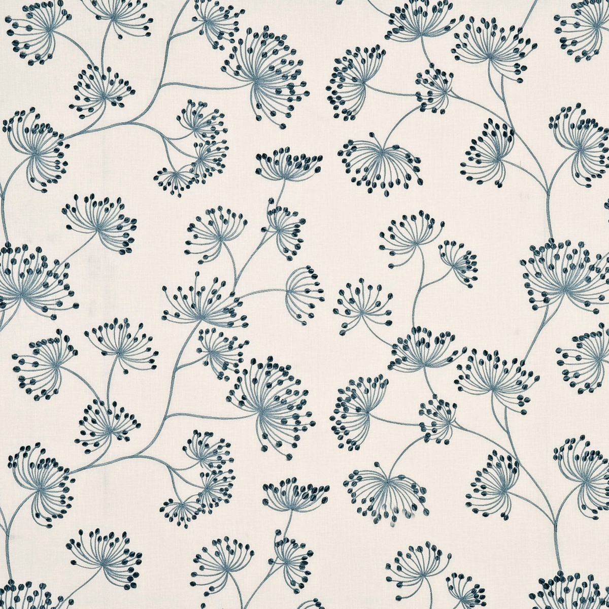 Meadow Linen - Soft Blue - Mulberry Fabric
