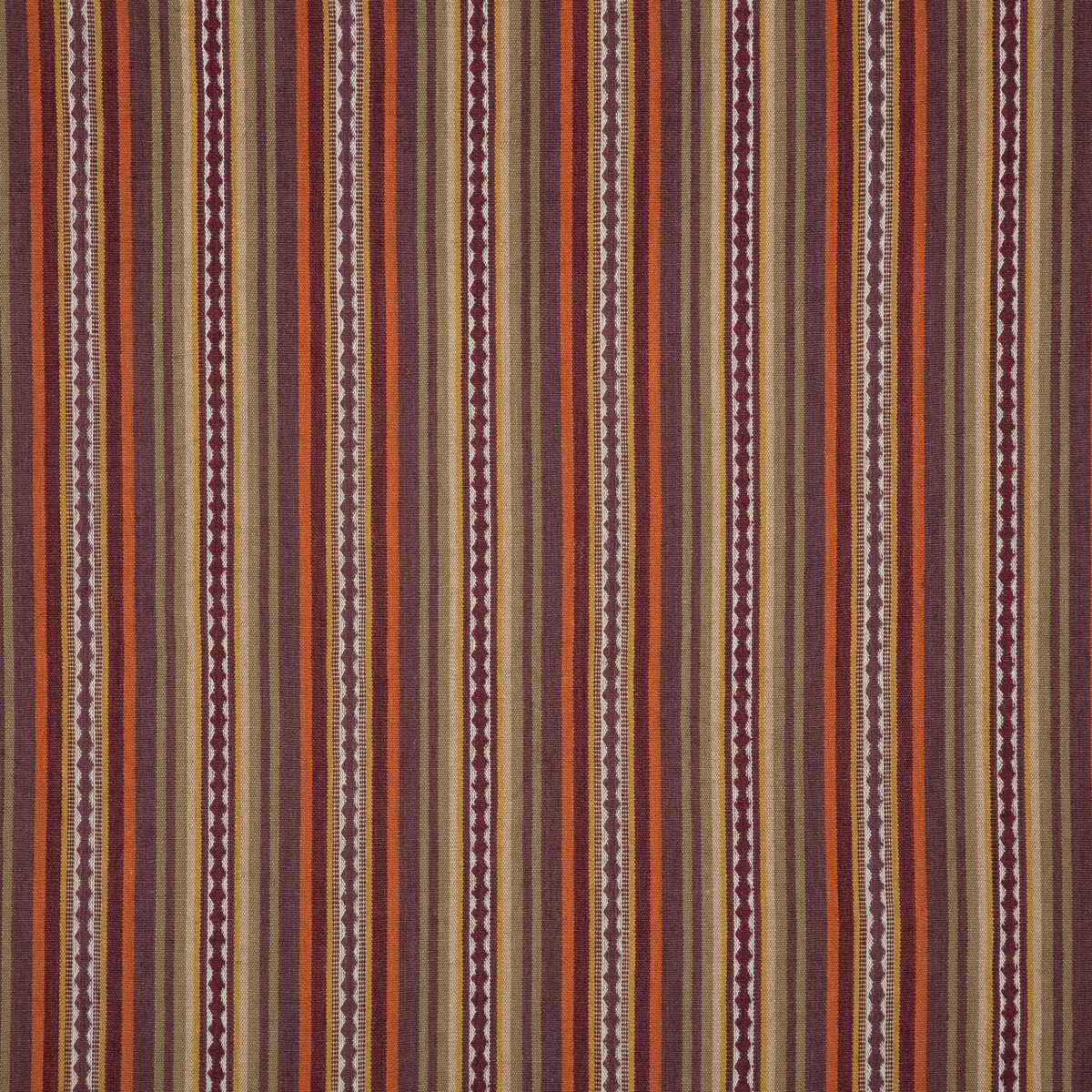 Fd731v540 Dalton Stripe Spice Plum Mulberry Fabric - MULBERRY Fabric