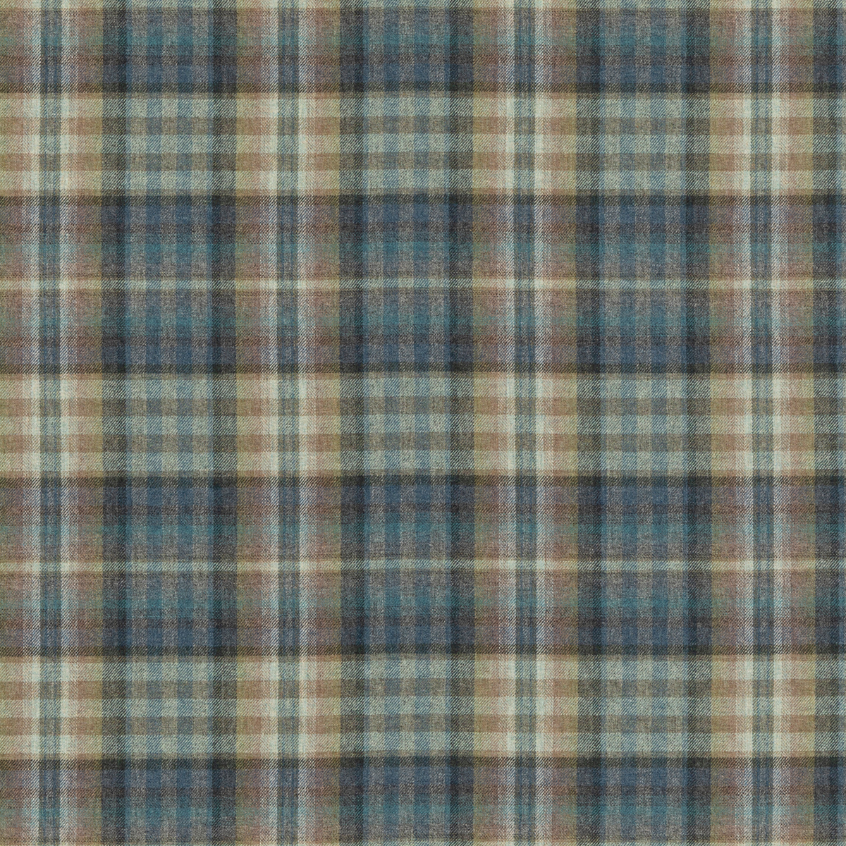 Nevis - Blue - Mulberry Fabric