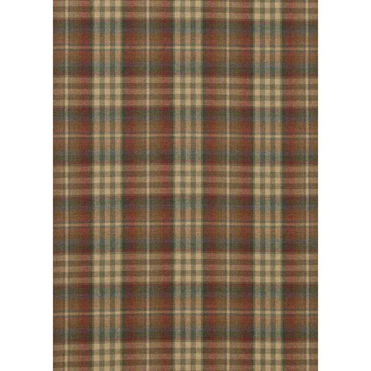 Fd748v1170 Nevis Red Green Mulberry Fabric