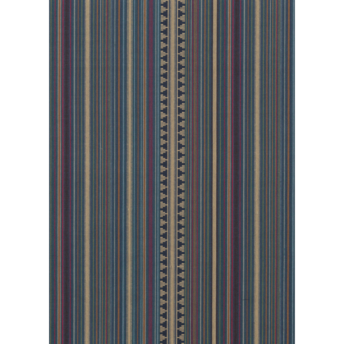 Pageant Stripe - Teal - Mulberry Fabric
