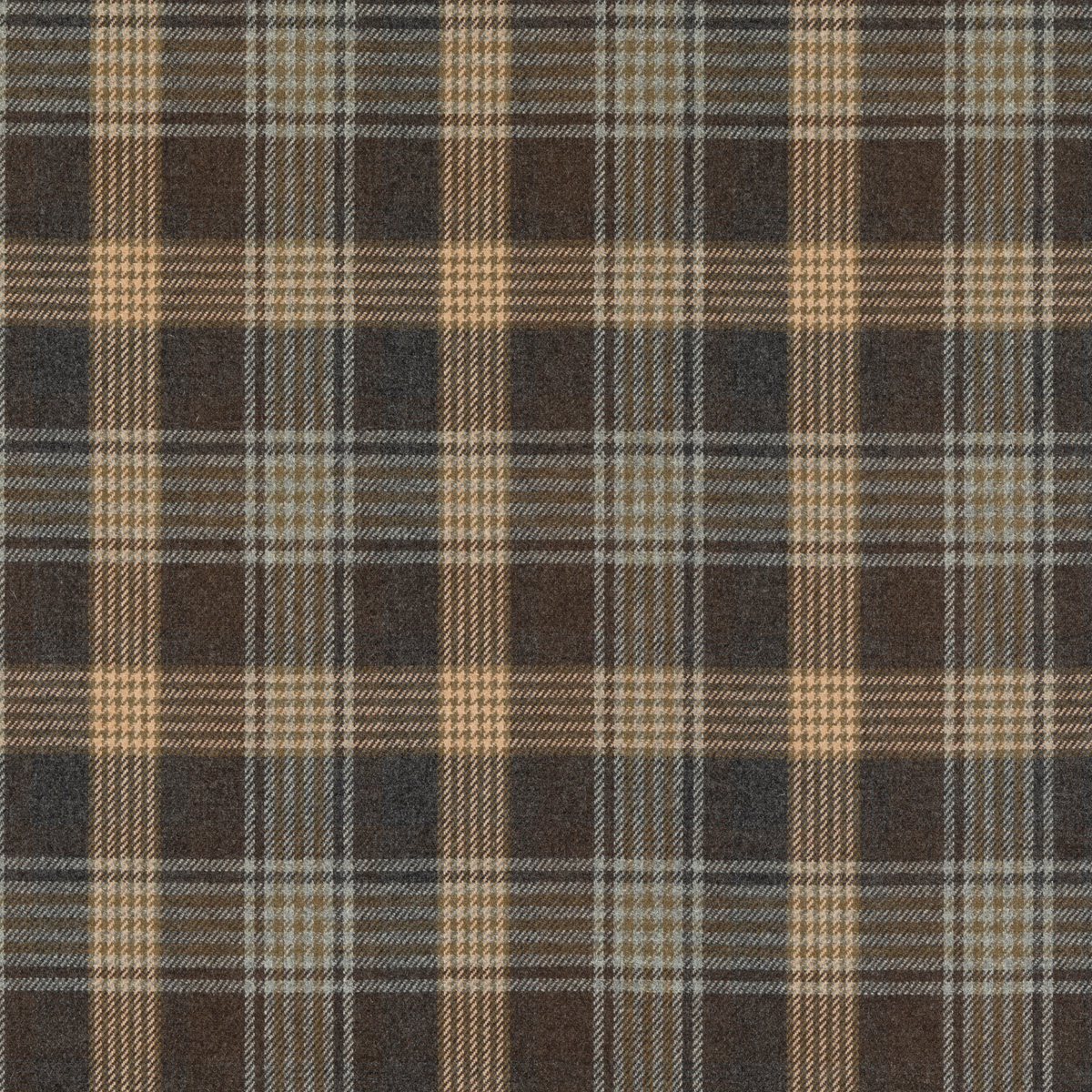 Braemar - Woodsmoke - Mulberry Fabric