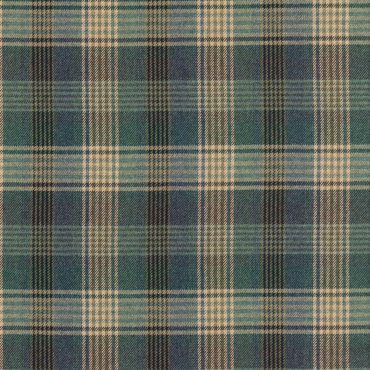Braemar - Blue - Mulberry Fabric