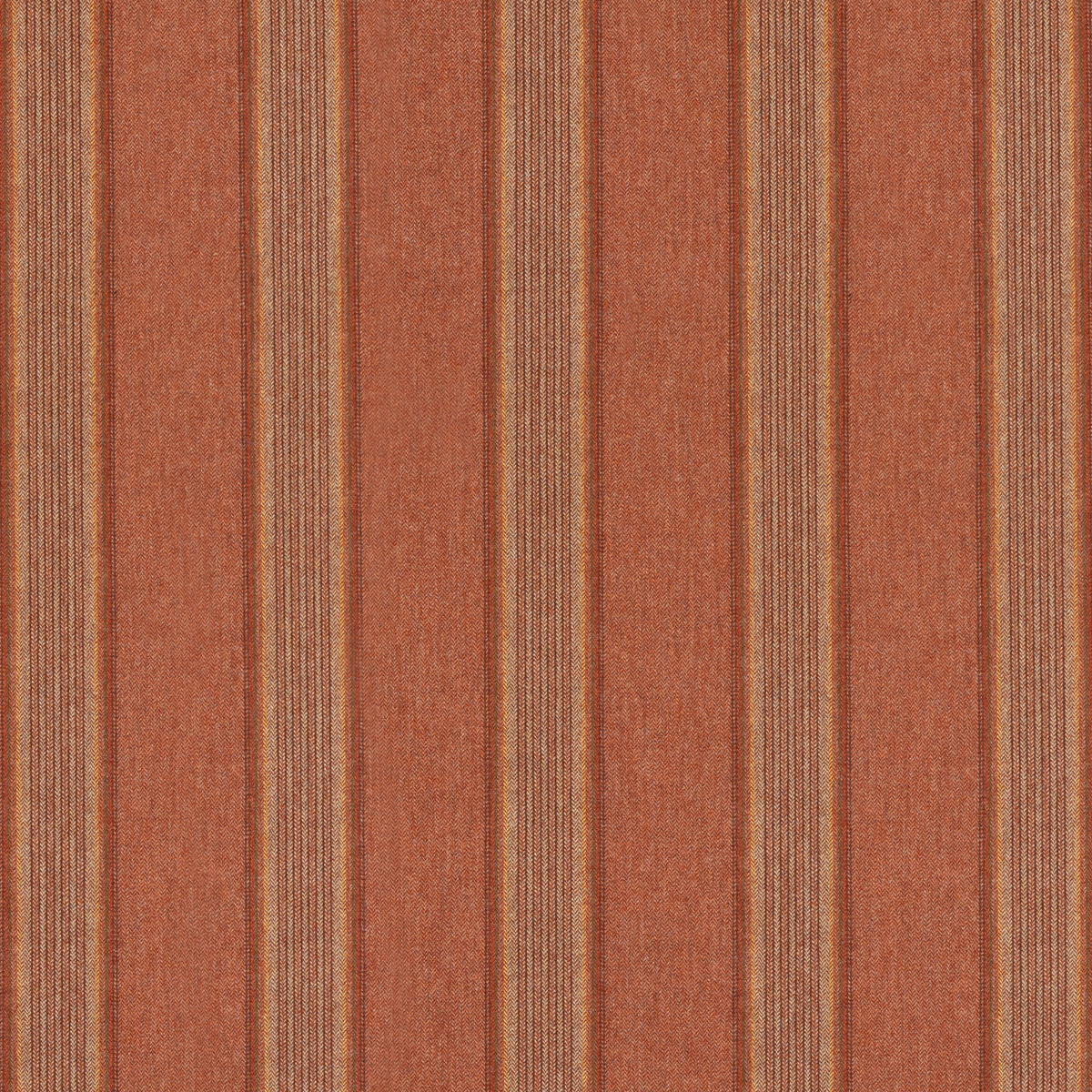 Moray Stripe - Russet - Mulberry Fabric