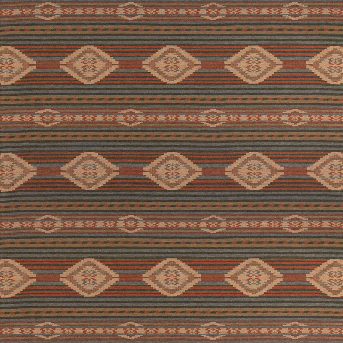 Harlech - Russet/Teal