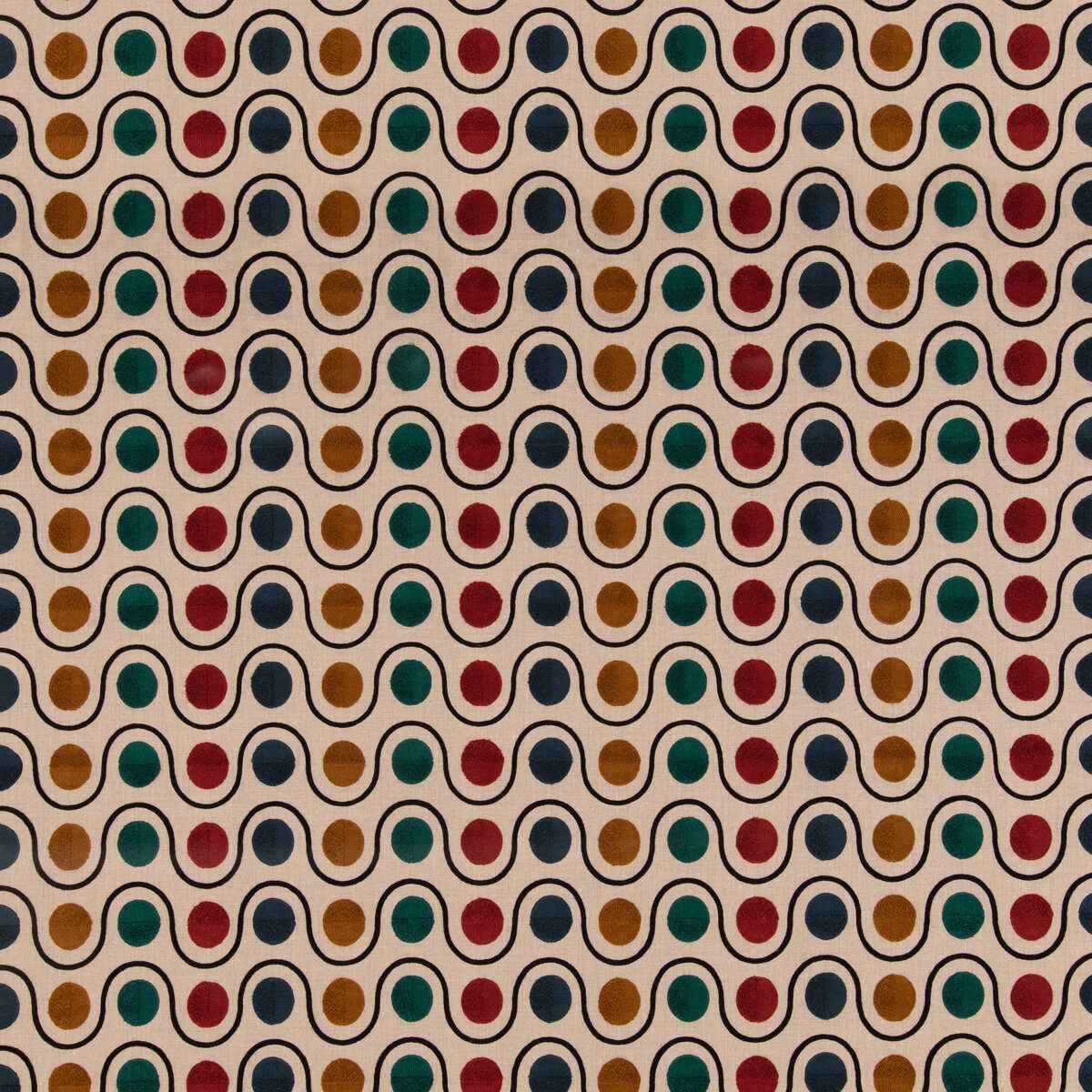 Fd843r520 Wicket Teal Red Mulberry Fabric