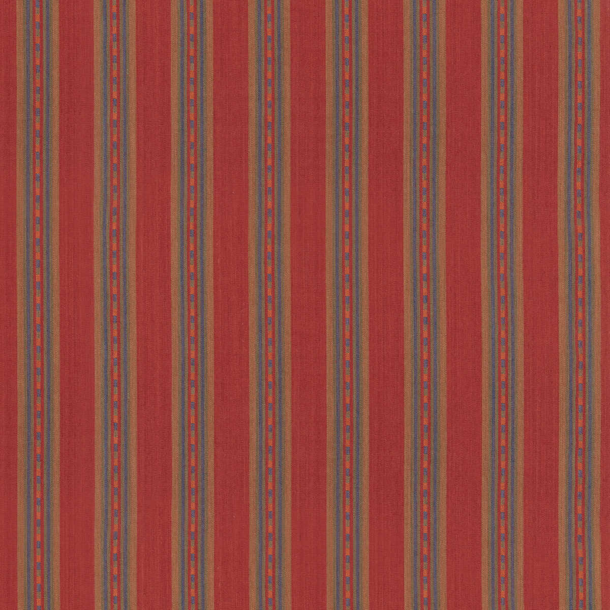 Country Stripe - Red - MULBERRY Tela