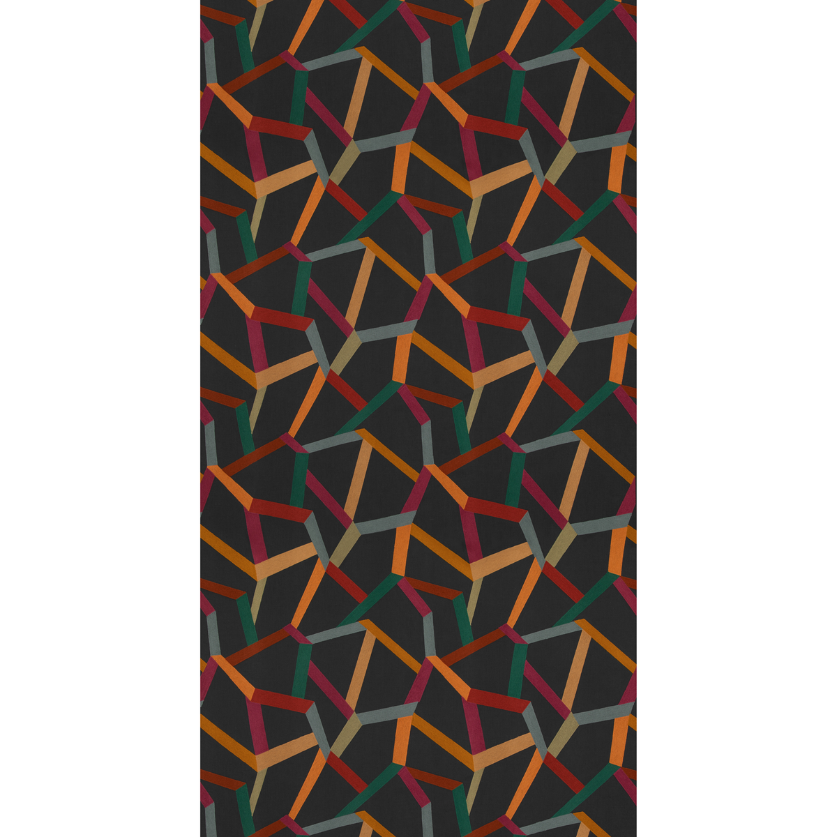 Beltane - Midnight Blue - Mulberry Fabric
