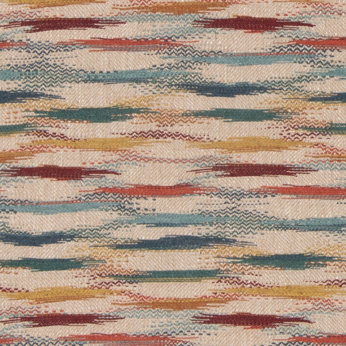 Felbrigg - Teal/Spice - FD850.R50.0 - Mulberry Fabric - Mulberry Fabric