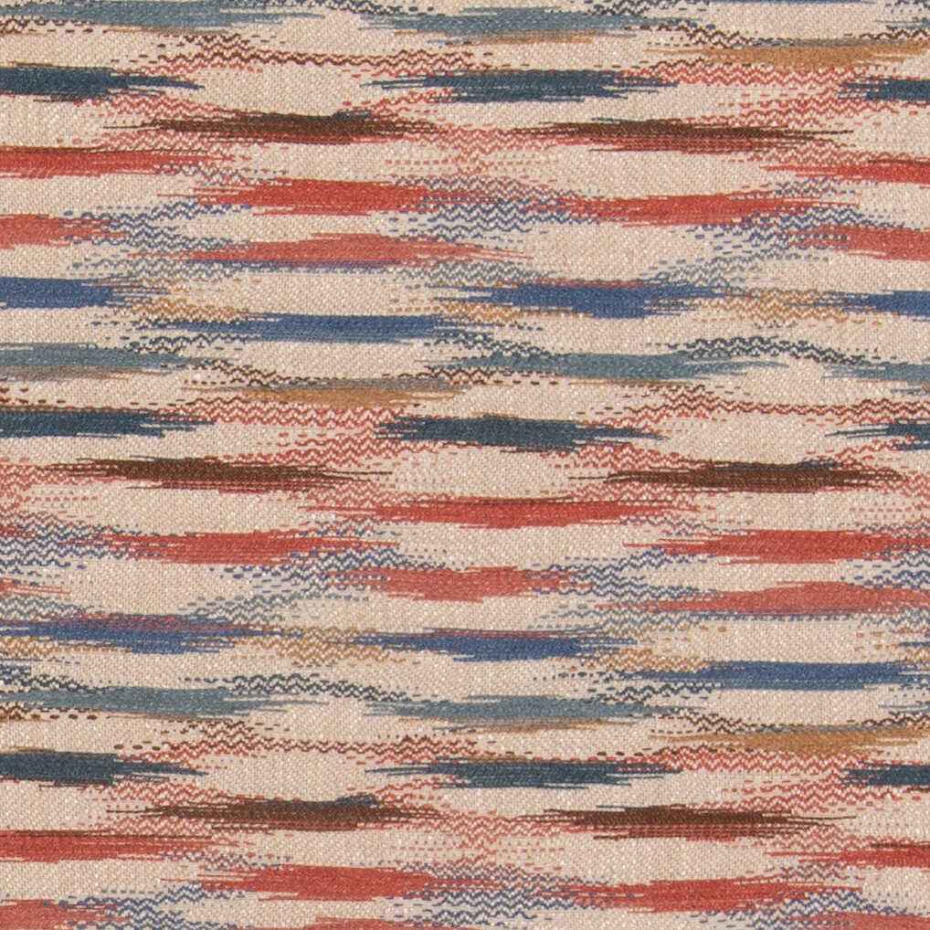Fd850v1100 Felbrigg Red Blue Mulberry Fabric