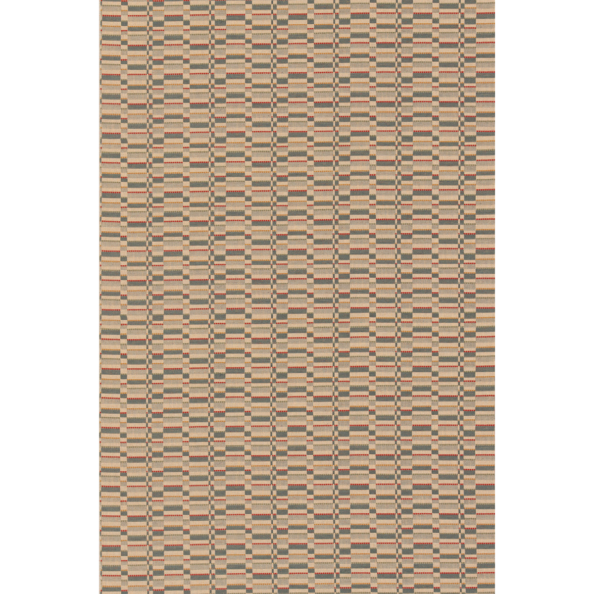 Bruton Check - Teal - FD854.R11.0 - Mulberry Fabric - Mulberry Fabric