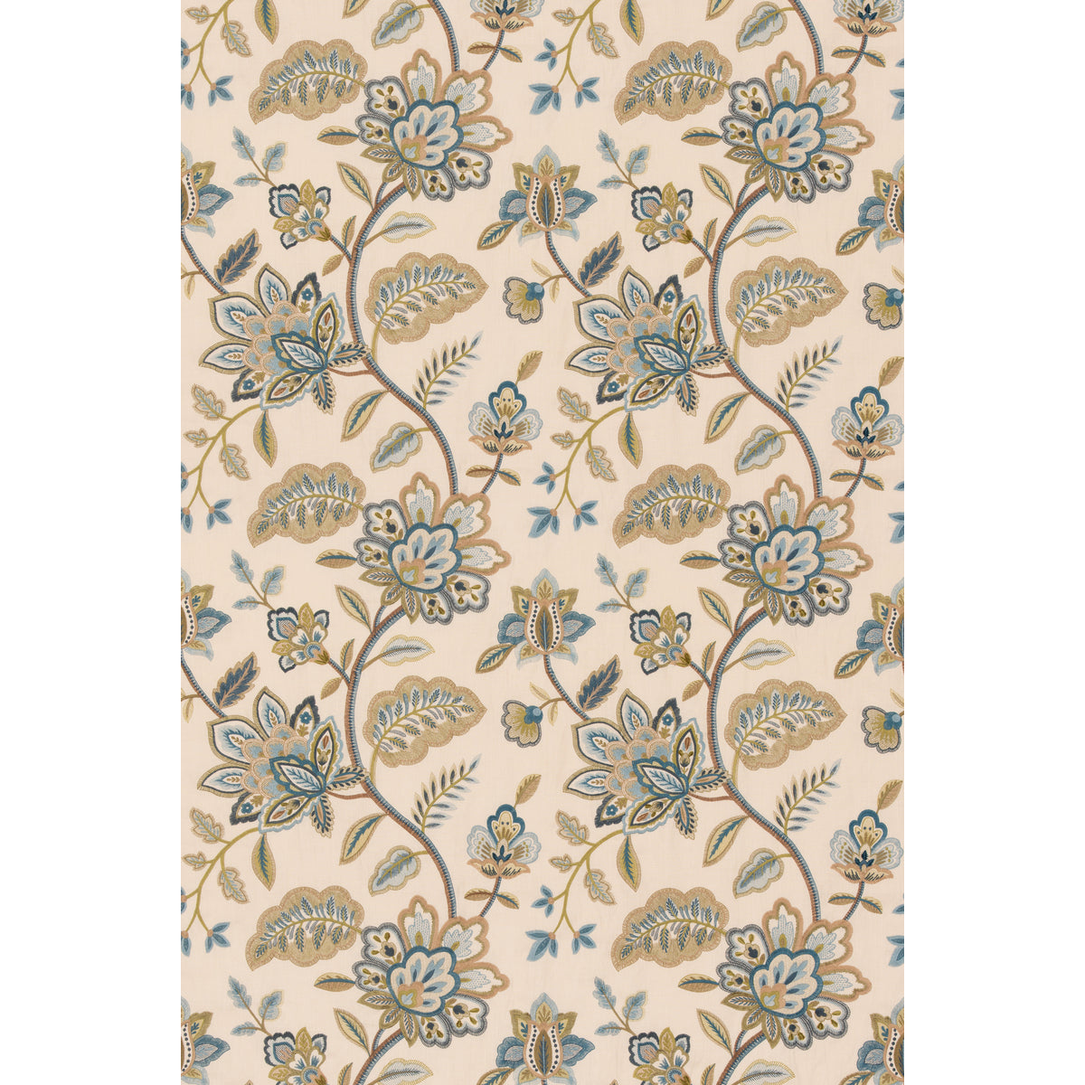 Elmswood - Blue/Green - FD865.G107.0 - Mulberry Fabric - Mulberry Fabric