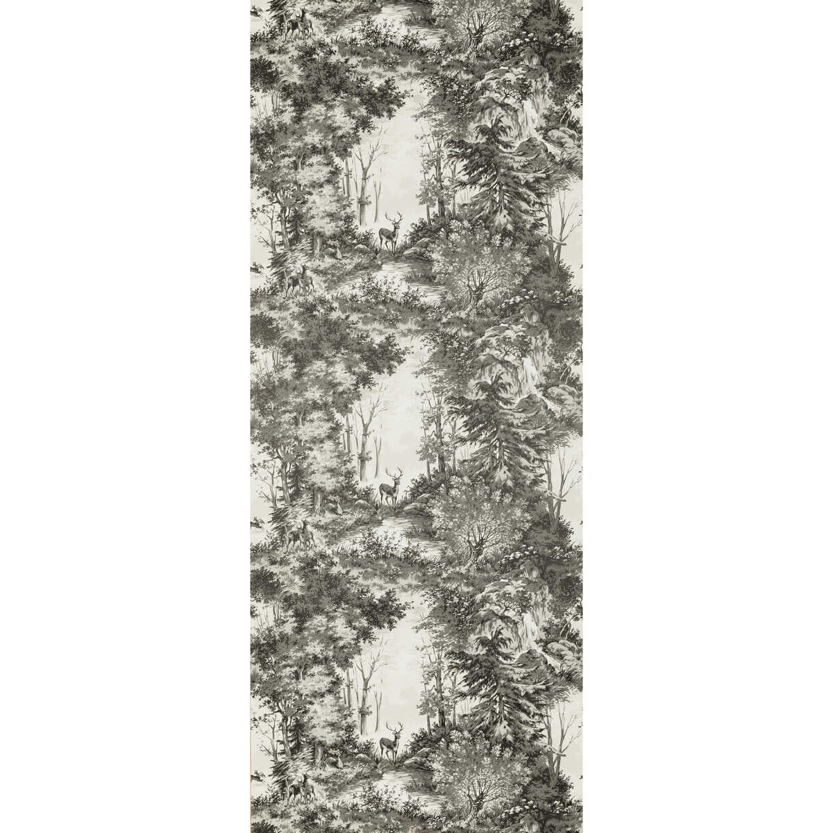 Torridon - Woodsmoke - MULBERRY Wallpaper