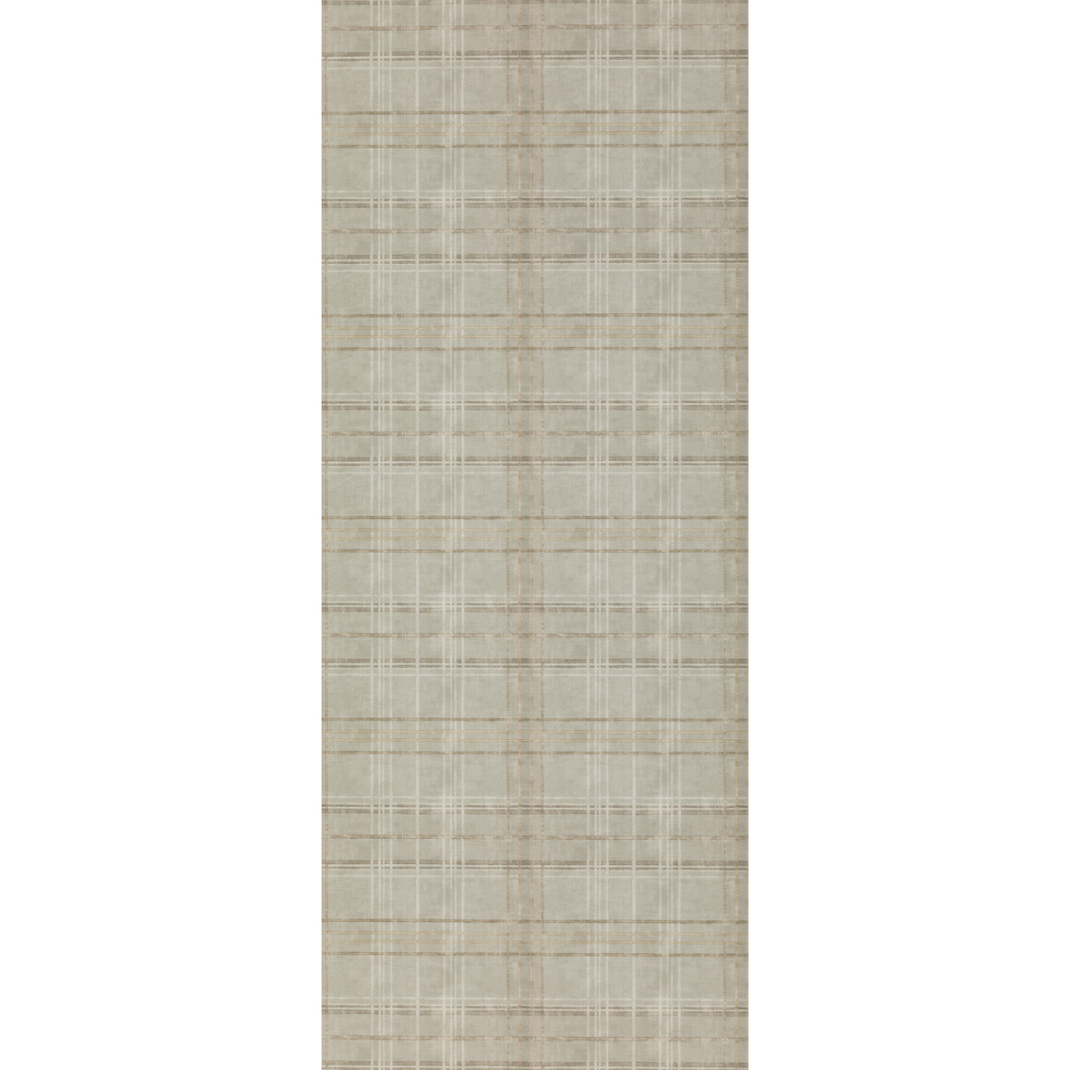 Shetland Plaid - Woodsmoke - Mulberry Wallpaper
