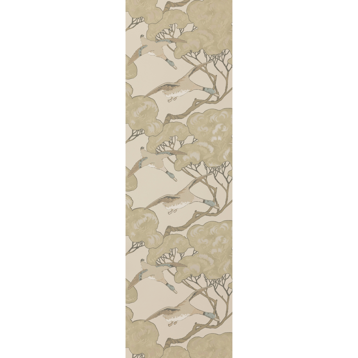 Flying Ducks - Silver/Taupe