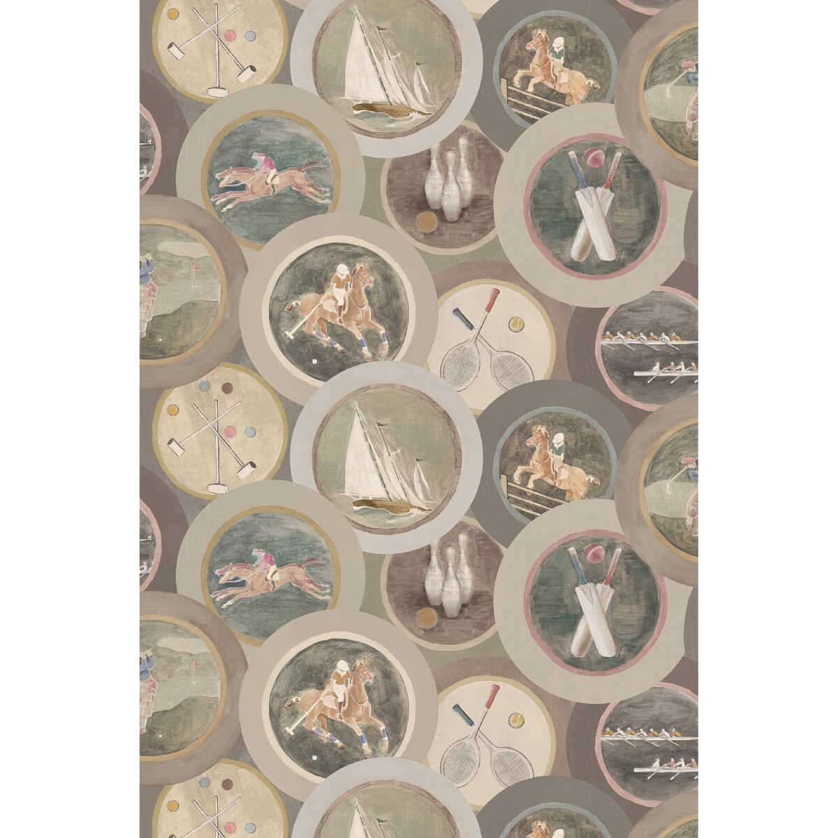 Sporting Life - Antique - MULBERRY Wallpaper