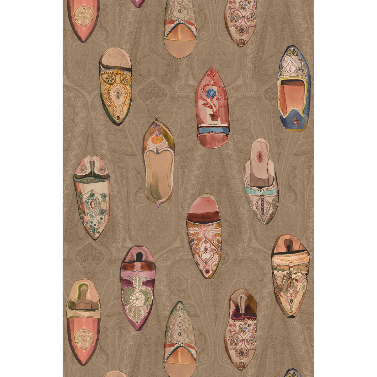 Babouches - Antique - MULBERRY Wallpaper