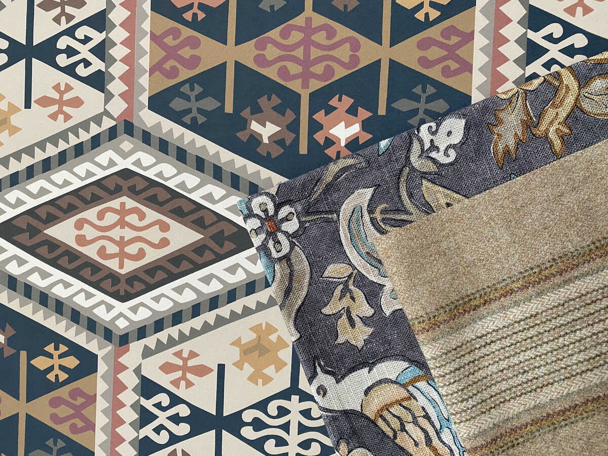 Buckland - Woodsmoke - MULBERRY Wallpaper