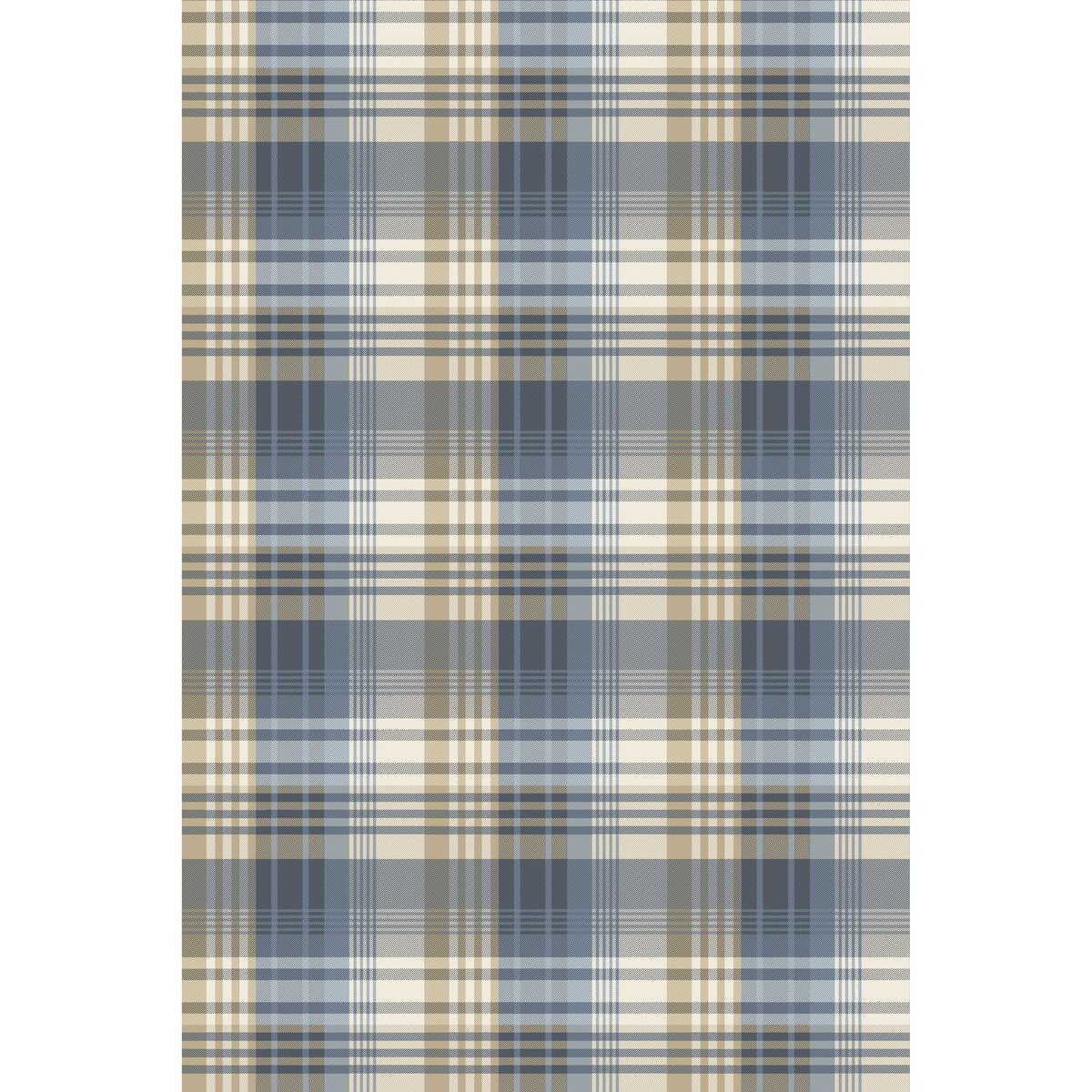 Mulberry Ancient Tartan - Indigo - MULBERRY Wallpaper