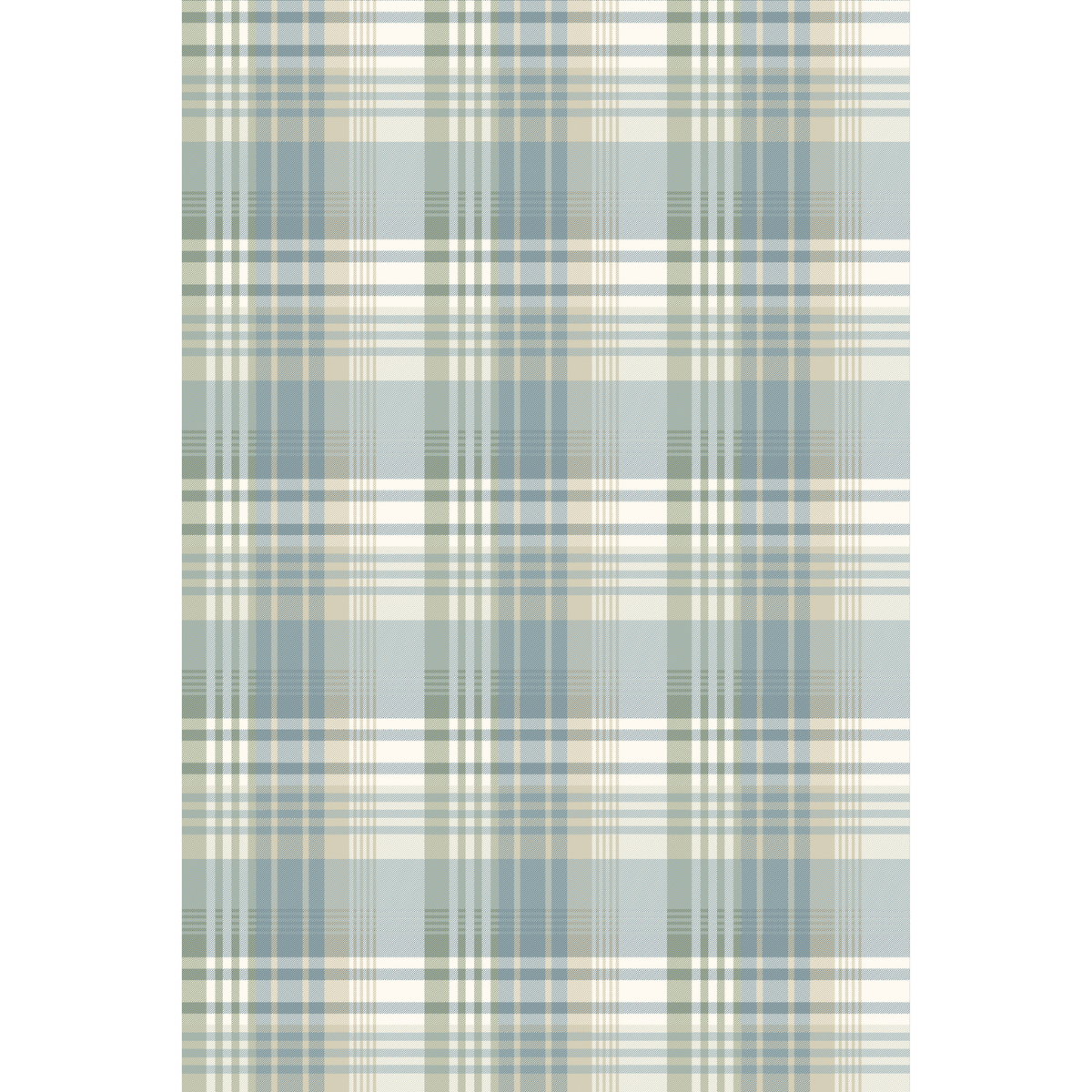 Mulberry Ancient Tartan - Aqua - Mulberry Wallpaper
