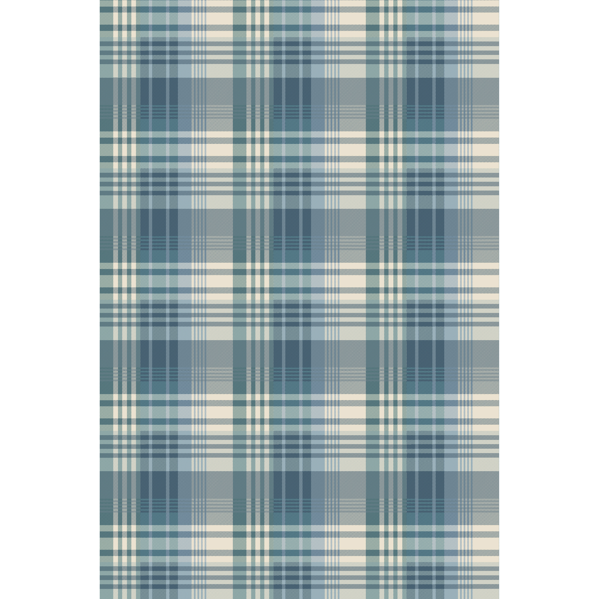 Mulberry Ancient Tartan - Teal - Mulberry Wallpaper