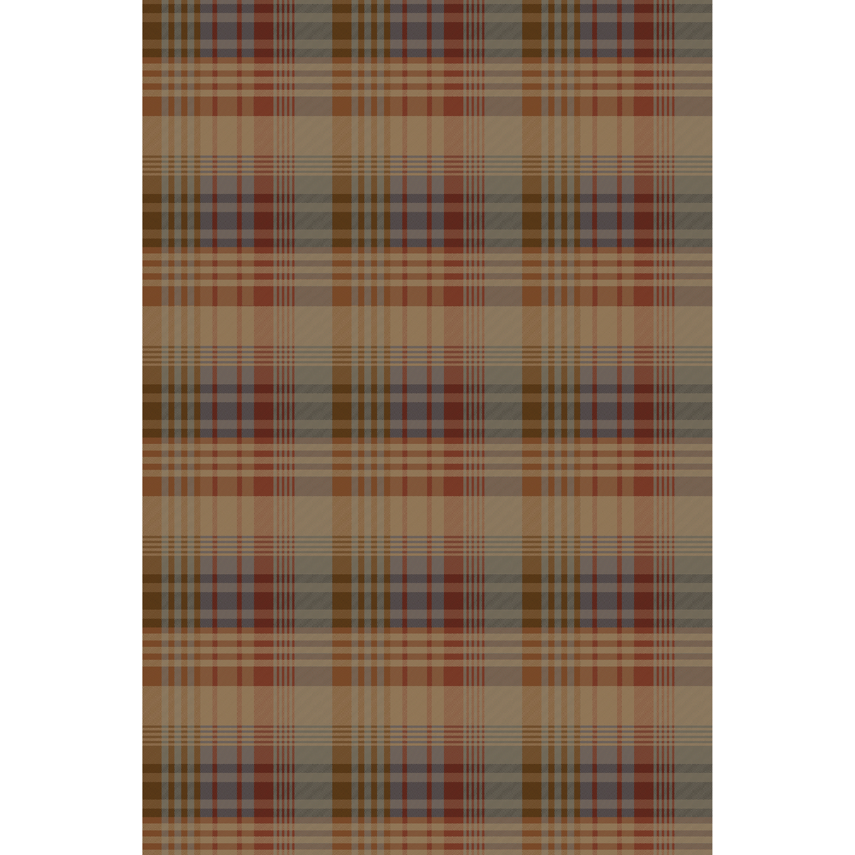 Mulberry Ancient Tartan - Red/Blue