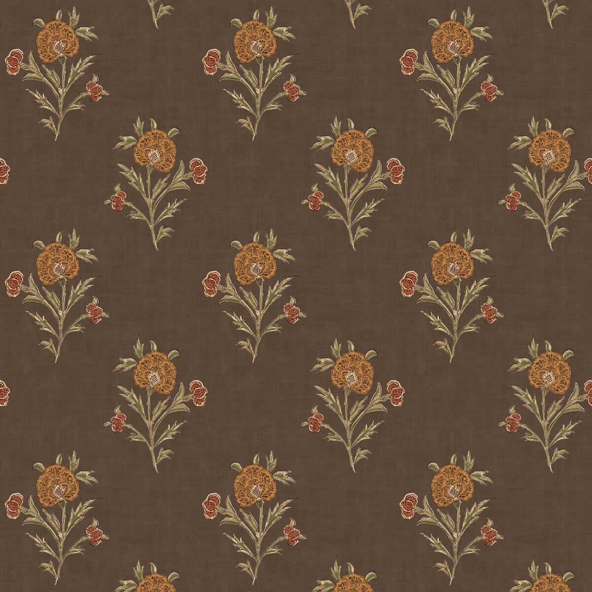 Somerton - Espresso - MULBERRY Wallpaper