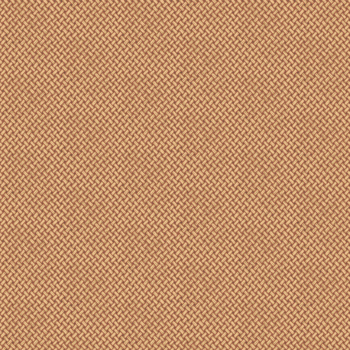 Basketweave - Russet - MULBERRY Wallpaper