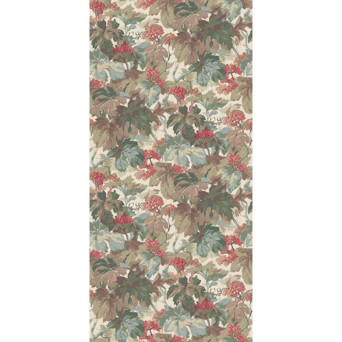 Fg123r540 Country Walk Teal Rose Mulberry Wallpaper