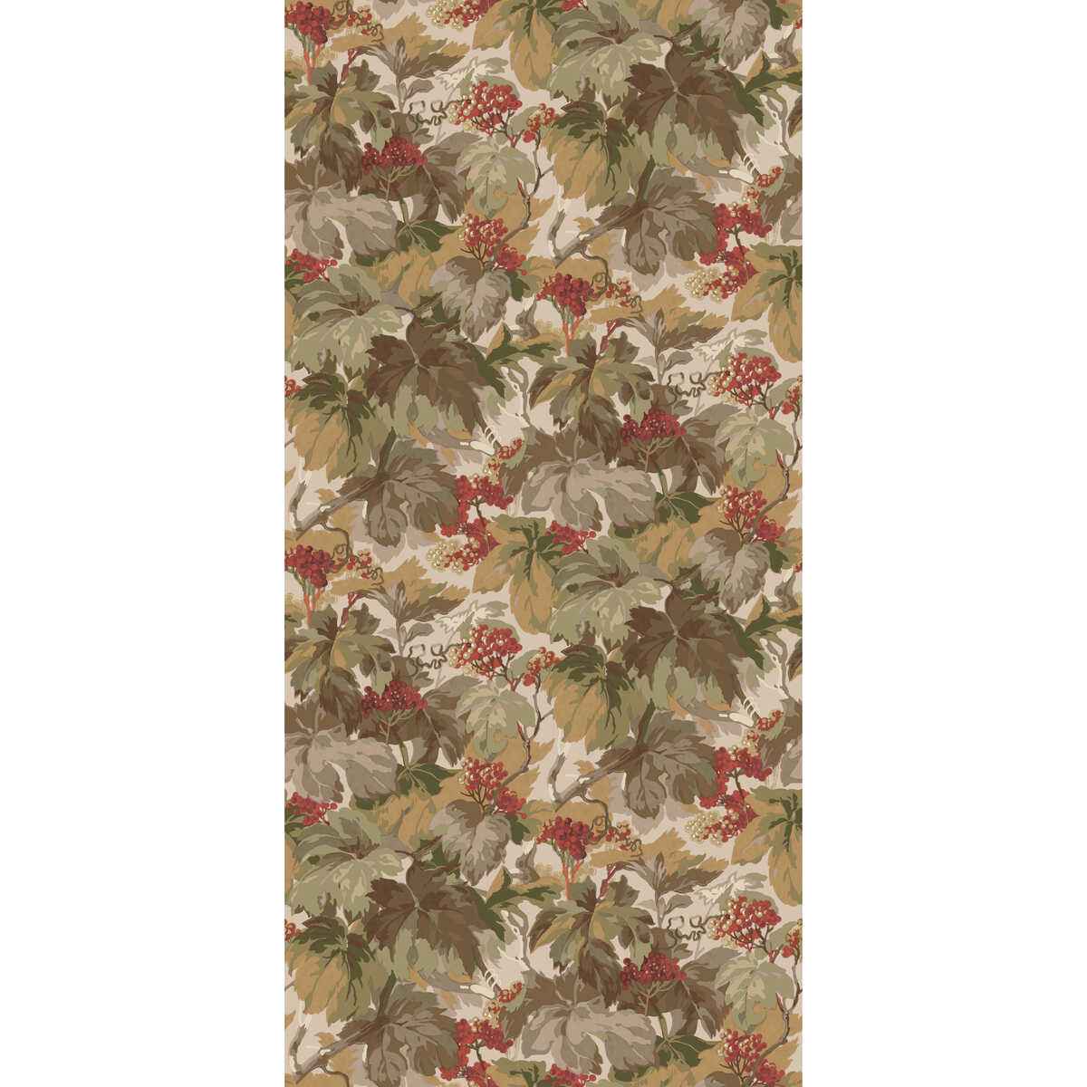 Fg123v900 Country Walk Red Green Mulberry Wallpaper
