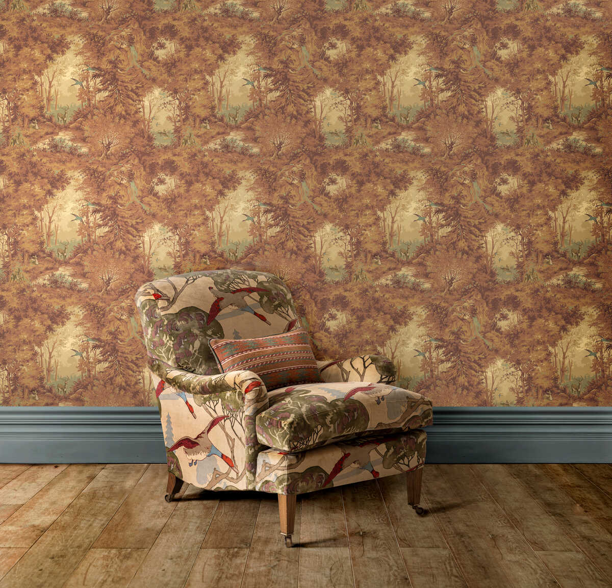 Mulberry Woodland - Autumn - MULBERRY Wallpaper