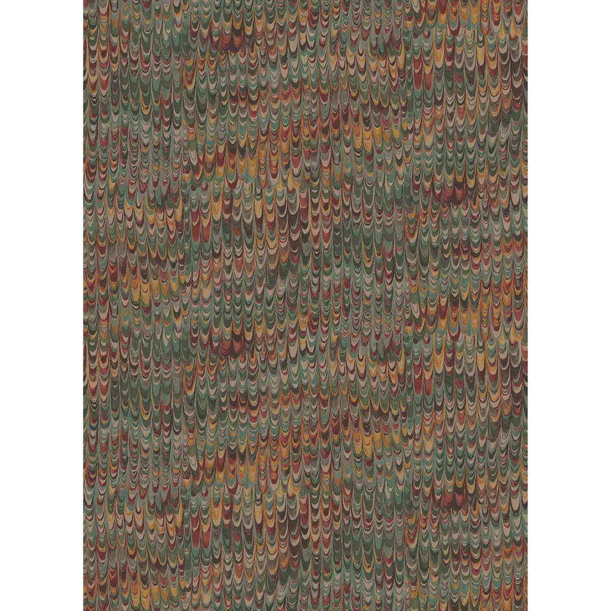 Fg126v900 End Paper Red Green Mulberry Wallpaper - MULBERRY Wallpaper
