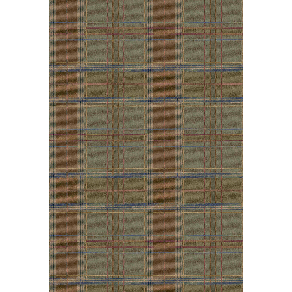 Shetland Plaid - Lovat - FG129.R106.0 - Mulberry Wallpaper - Mulberry Wallpaper