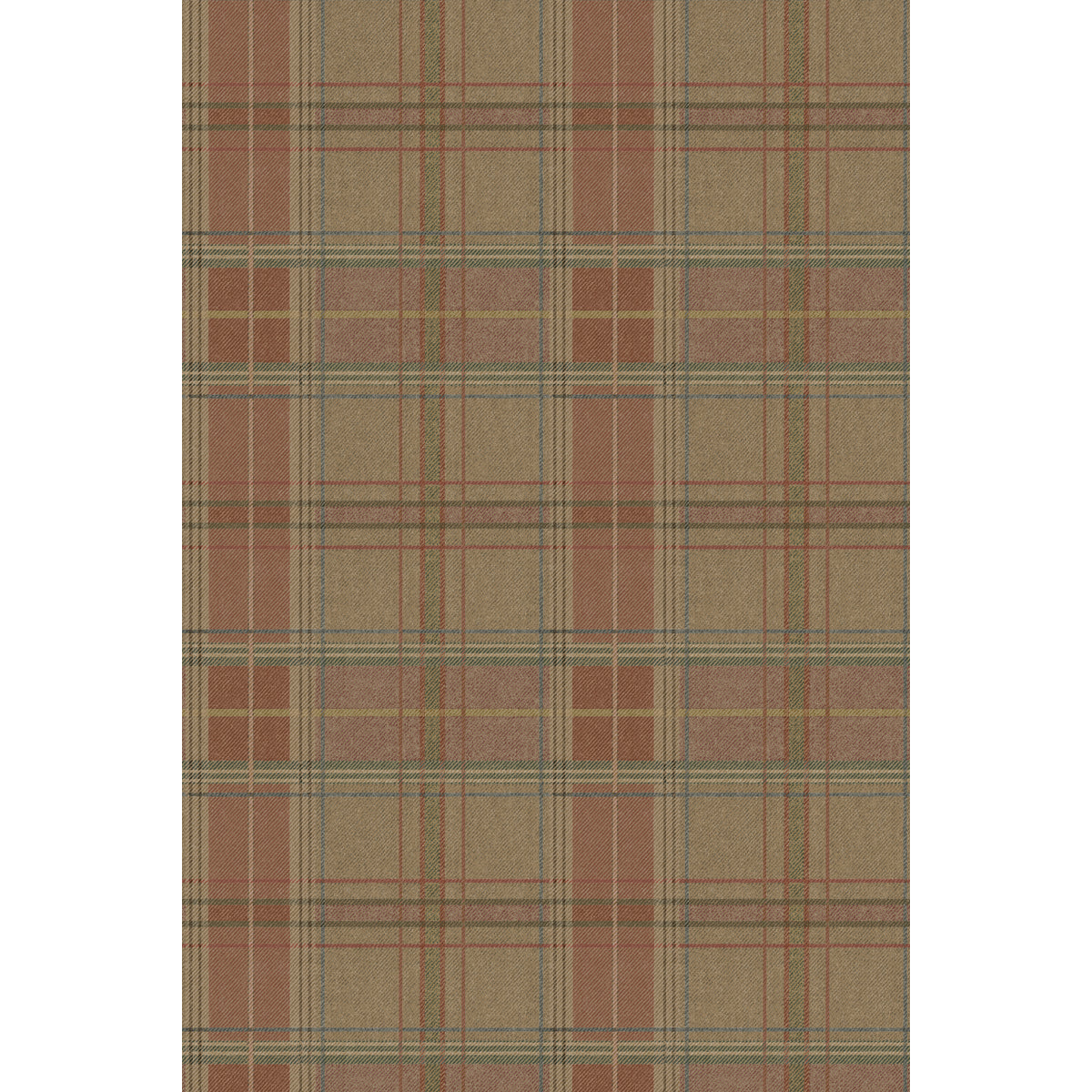 Shetland Plaid - Quartz - FG129.W122.0 - Mulberry Wallpaper - Mulberry Wallpaper