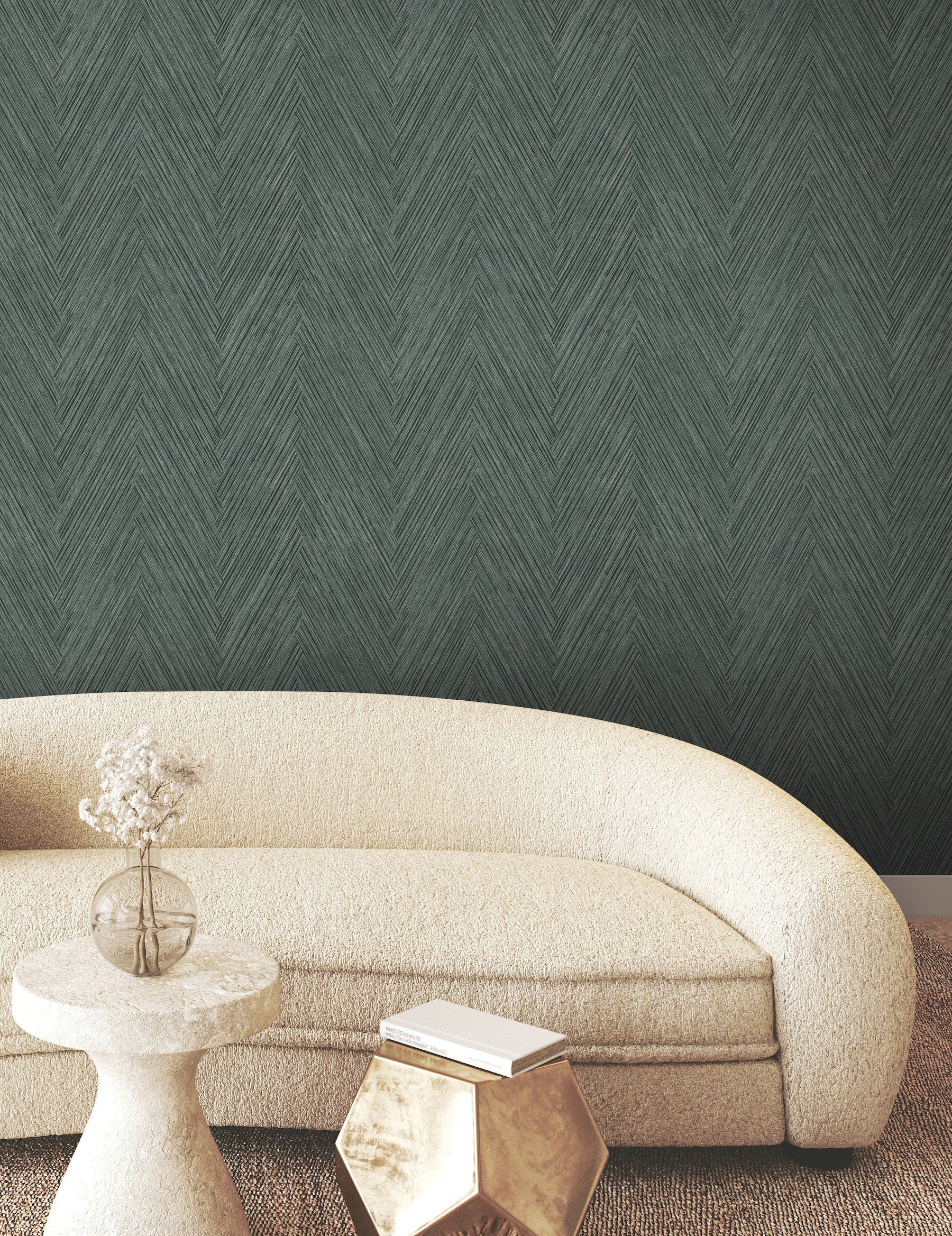 thatched-chevron-wallpaper-bottle-green-york-wallcoverings-fm1054