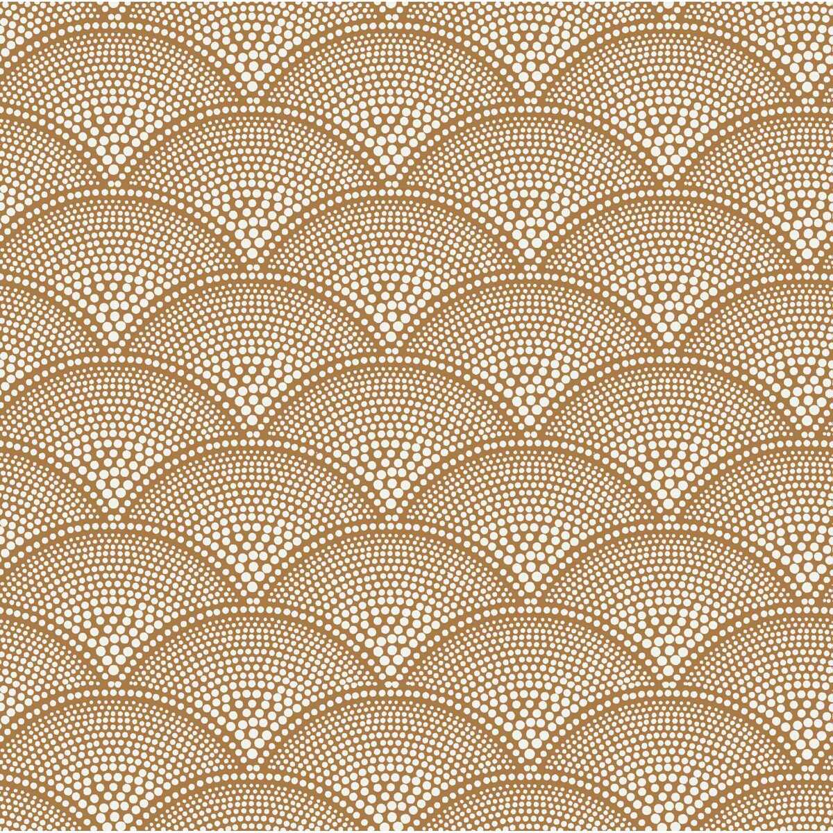 Feather Fan Woven - Crm Gingr - COLE & SON Tela