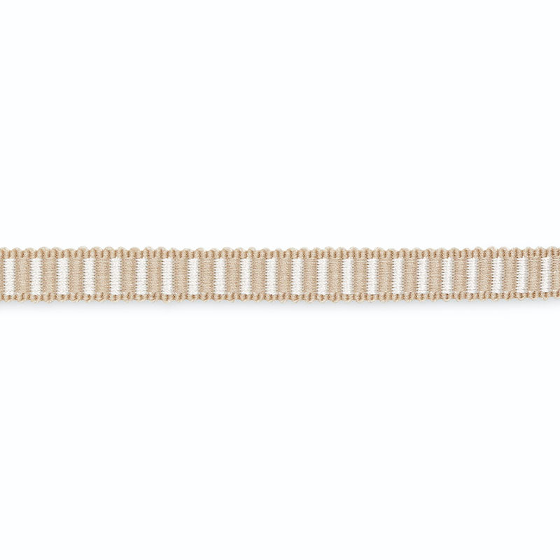 CLAUDINE-RAYON-GIMP-1-2-SANDSTONE-WHITE-SCHUMACHER-G500-9 - Schumacher Trim