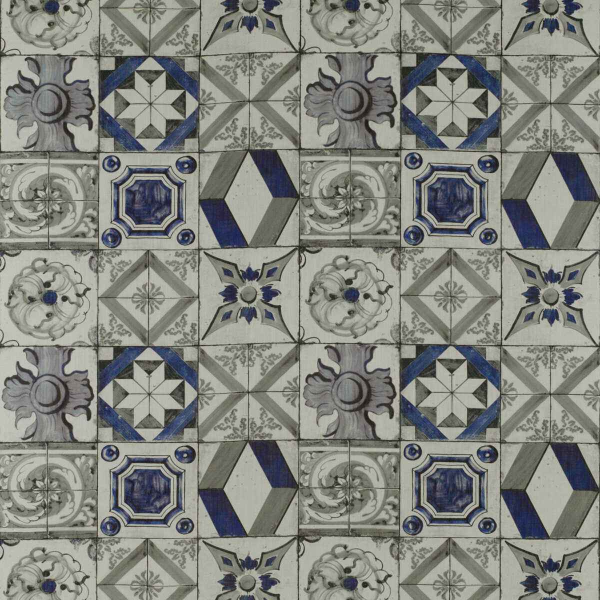 Gdt53320040 Trastevere Azul Gris Gaston Y Daniela Fabric - GASTON Y DANIELA Fabric