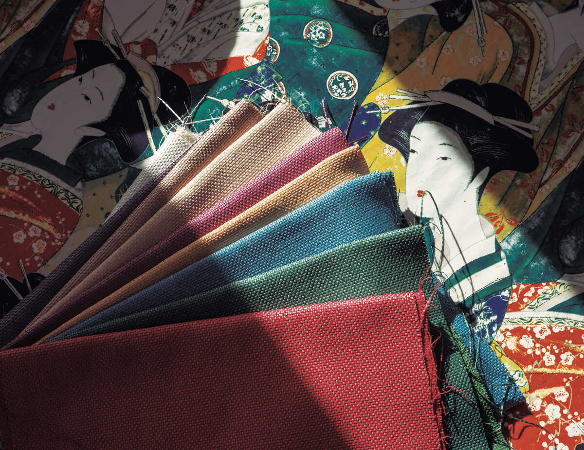 Matsuyama Velvet - Multi - GASTON Y DANIELA Fabric