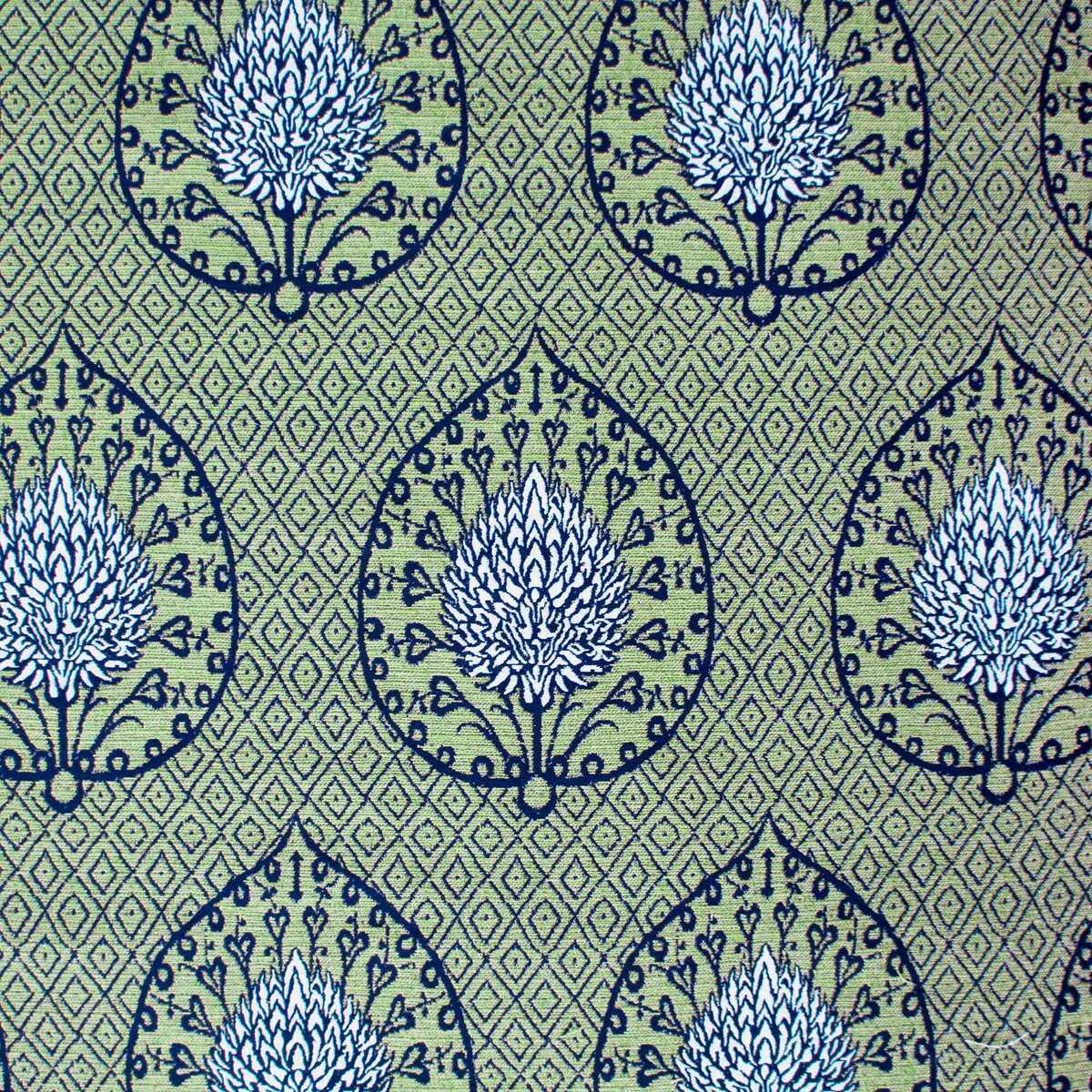 Palmeta - Fondo Verde - GASTON Y DANIELA Fabric