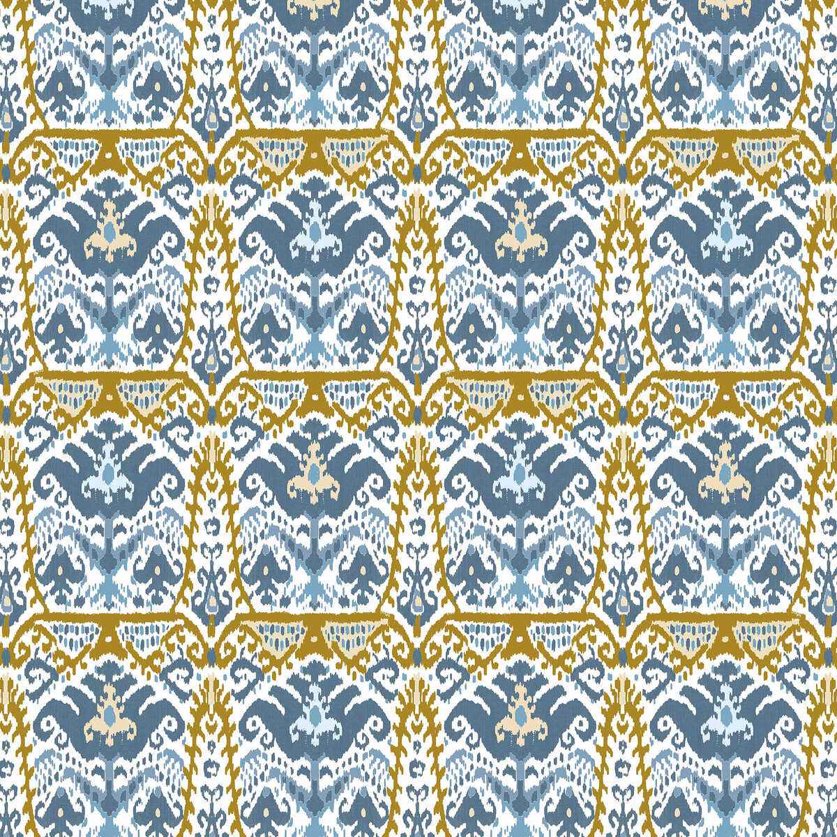 Gdt57930030 Doga Azul Oro Gaston Y Daniela Fabric
