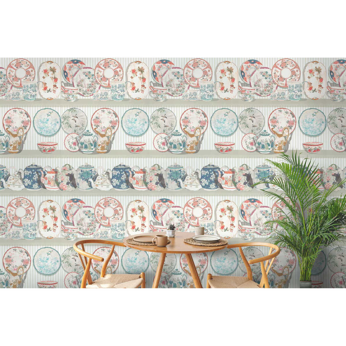 Tea Time - Multi - GASTON Y DANIELA Wallpaper
