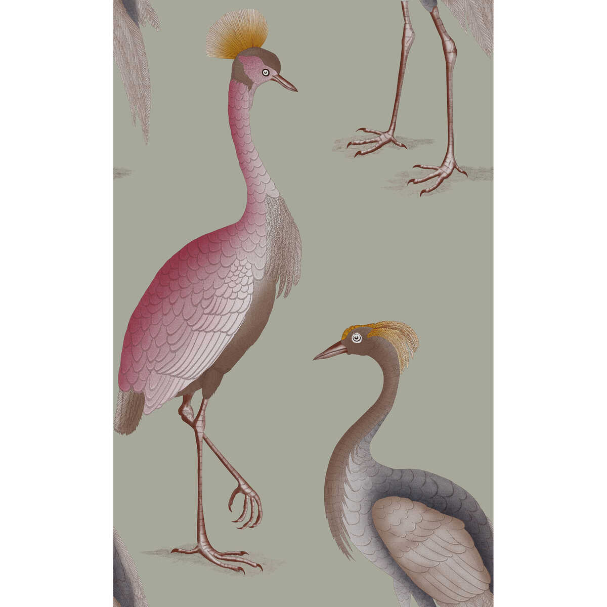 Garzas - Gris - GASTON Y DANIELA Wallpaper