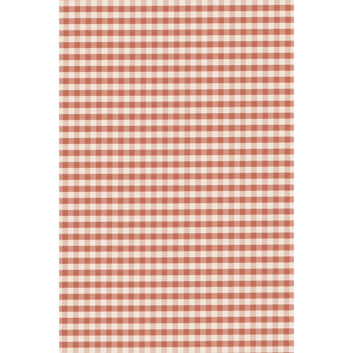 George & Minnie Checkmate - Terracotta - George & Minnie Fabric