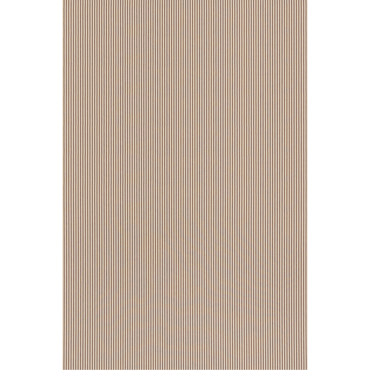 George & Minnie George Ticking - Walnut - George & Minnie Fabric