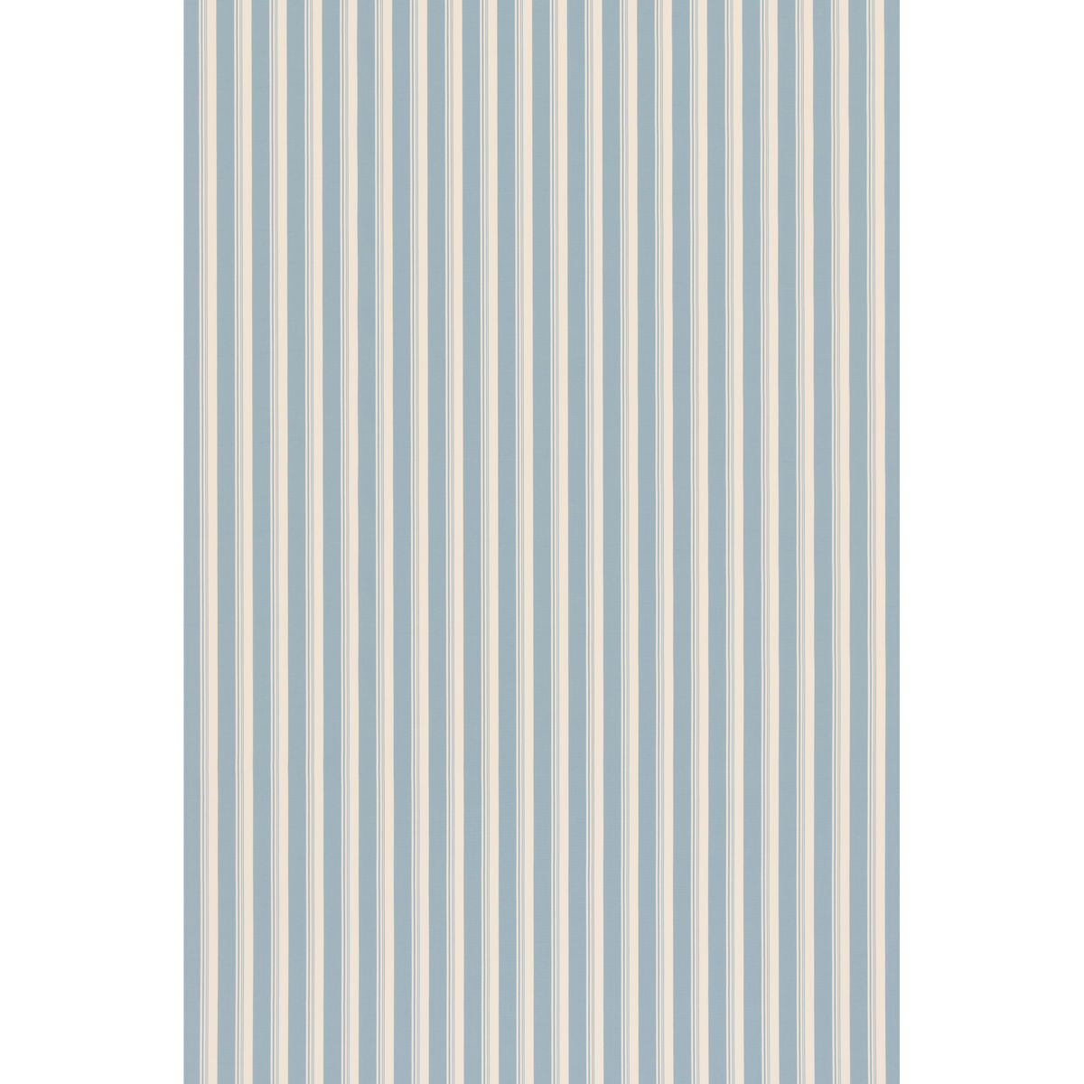 George & Minnie Ribbon Stripe - Chalky Blue - George & Minnie Fabric