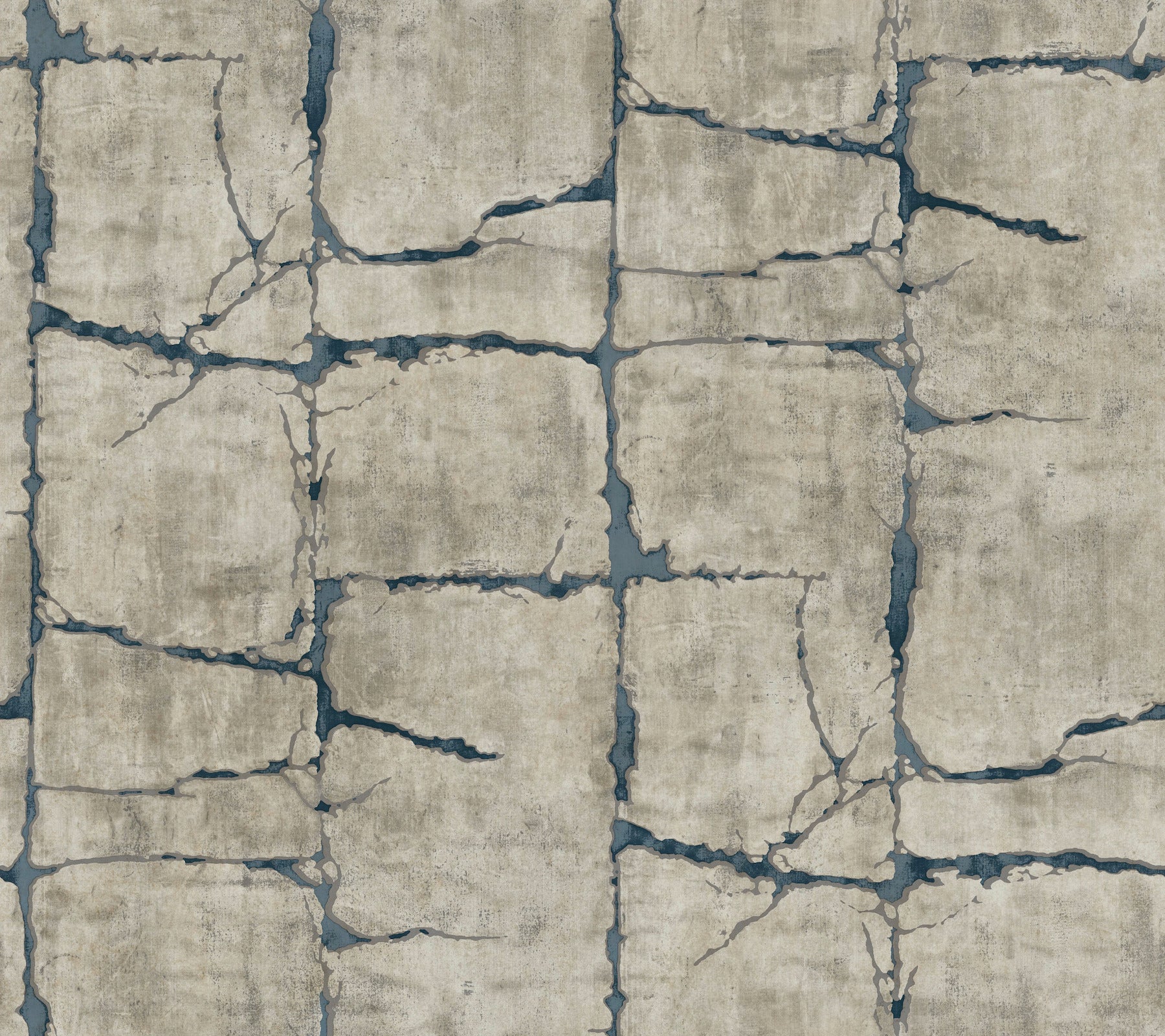 Mojave Wallpaper - Navy - York Wallcoverings - GN2582