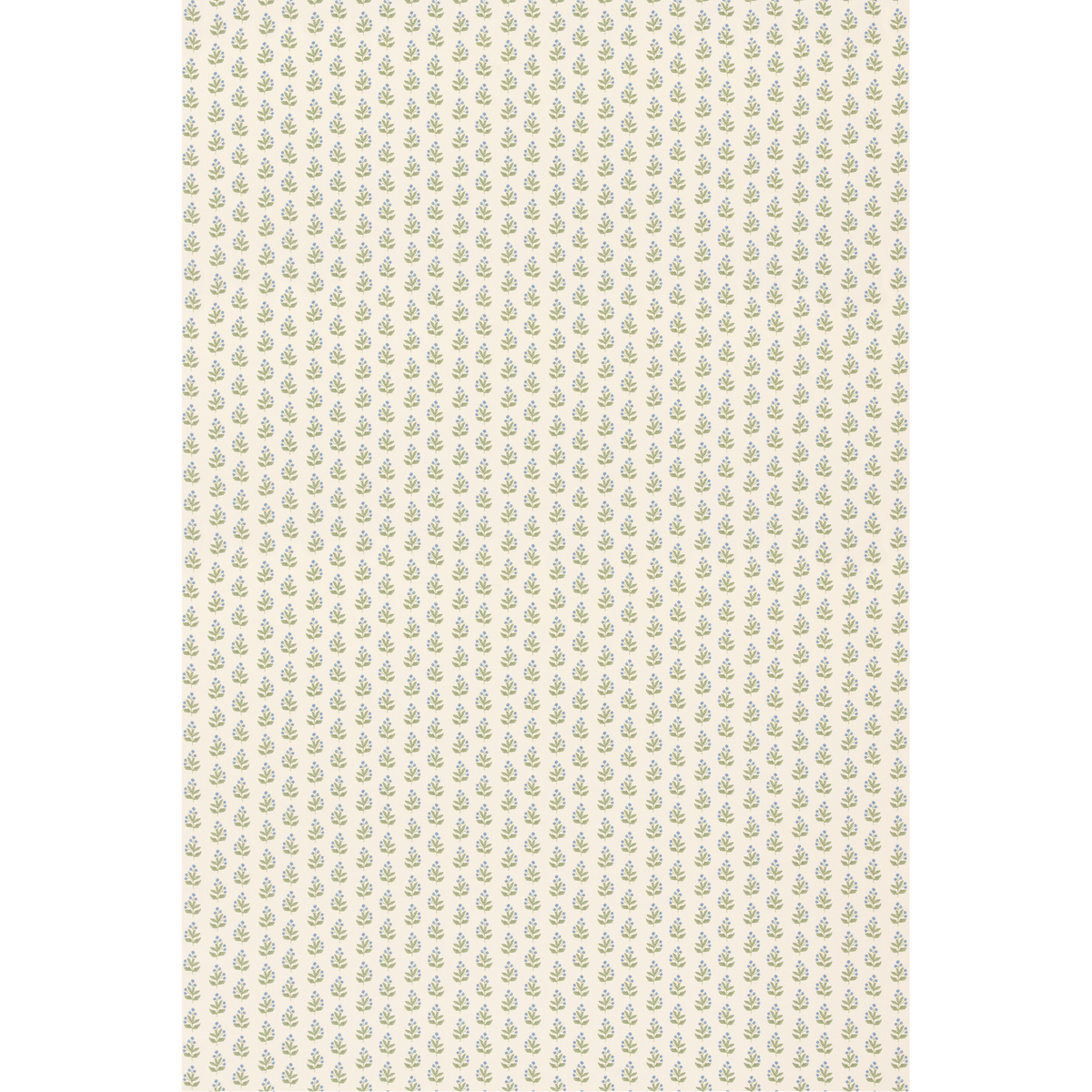 George & Minnie Ditsy - Periwinkle/Forest - George & Minnie Fabric