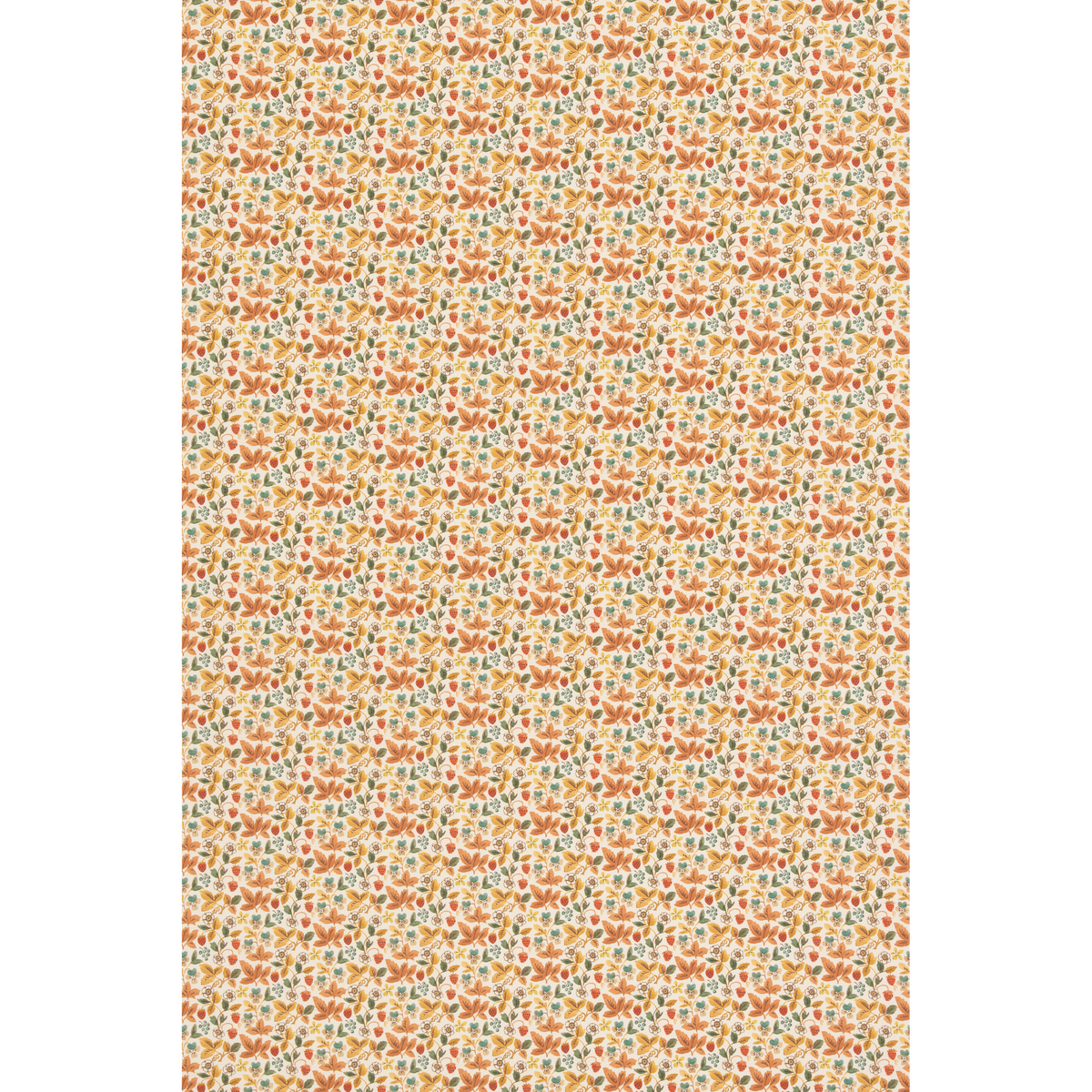 George & Minnie Strawberry Tea - Daffodil - George & Minnie Fabric